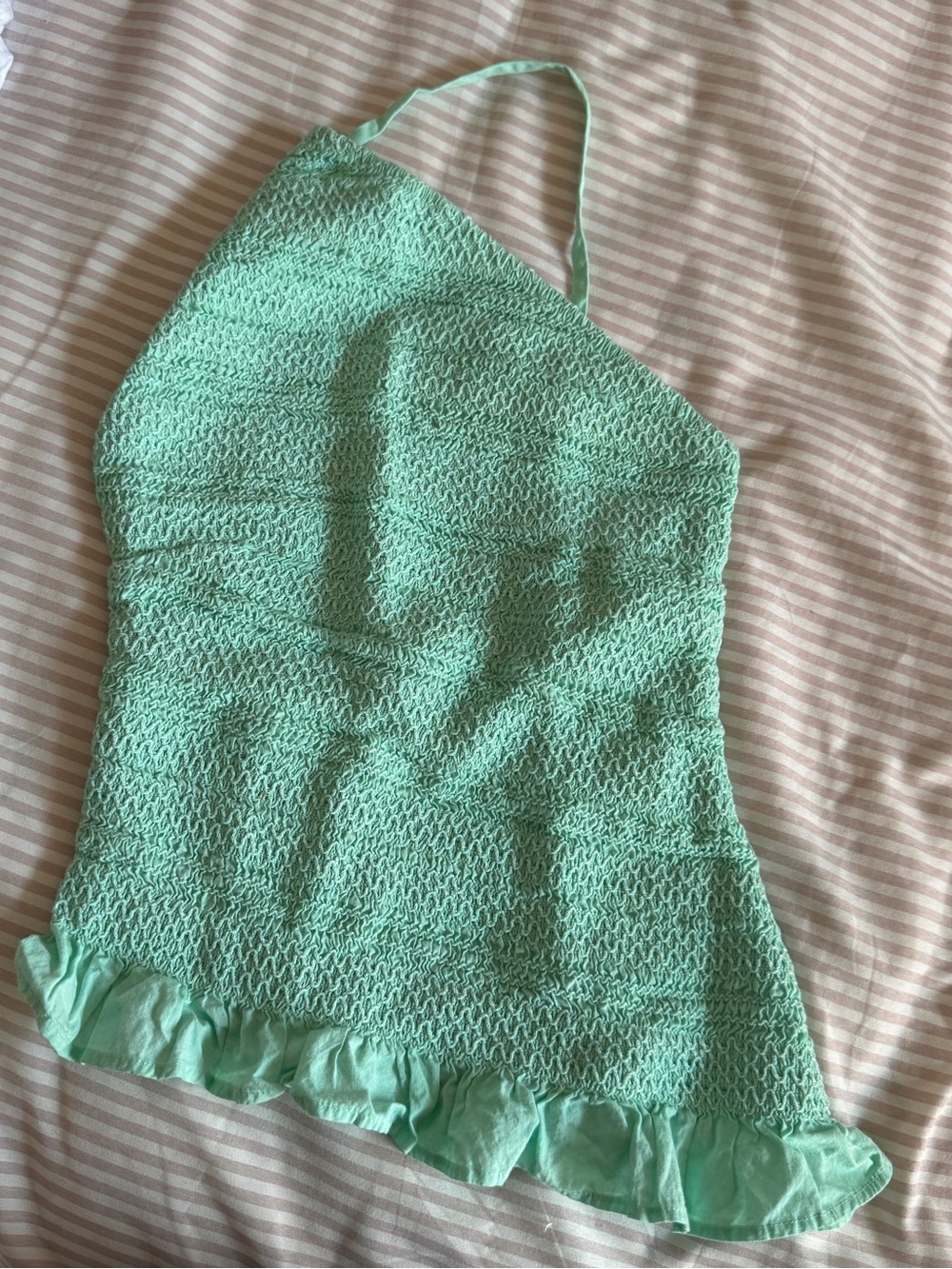 Women’s asymmetric free people mint green tank
